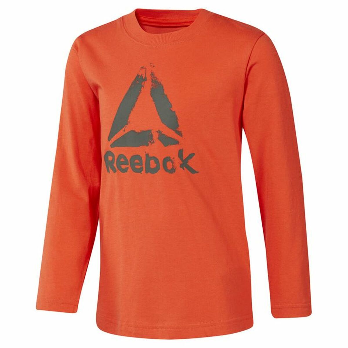 Children’s Long Sleeve T-Shirt Reebok Boys Training Essentials Orange 12-14 Years