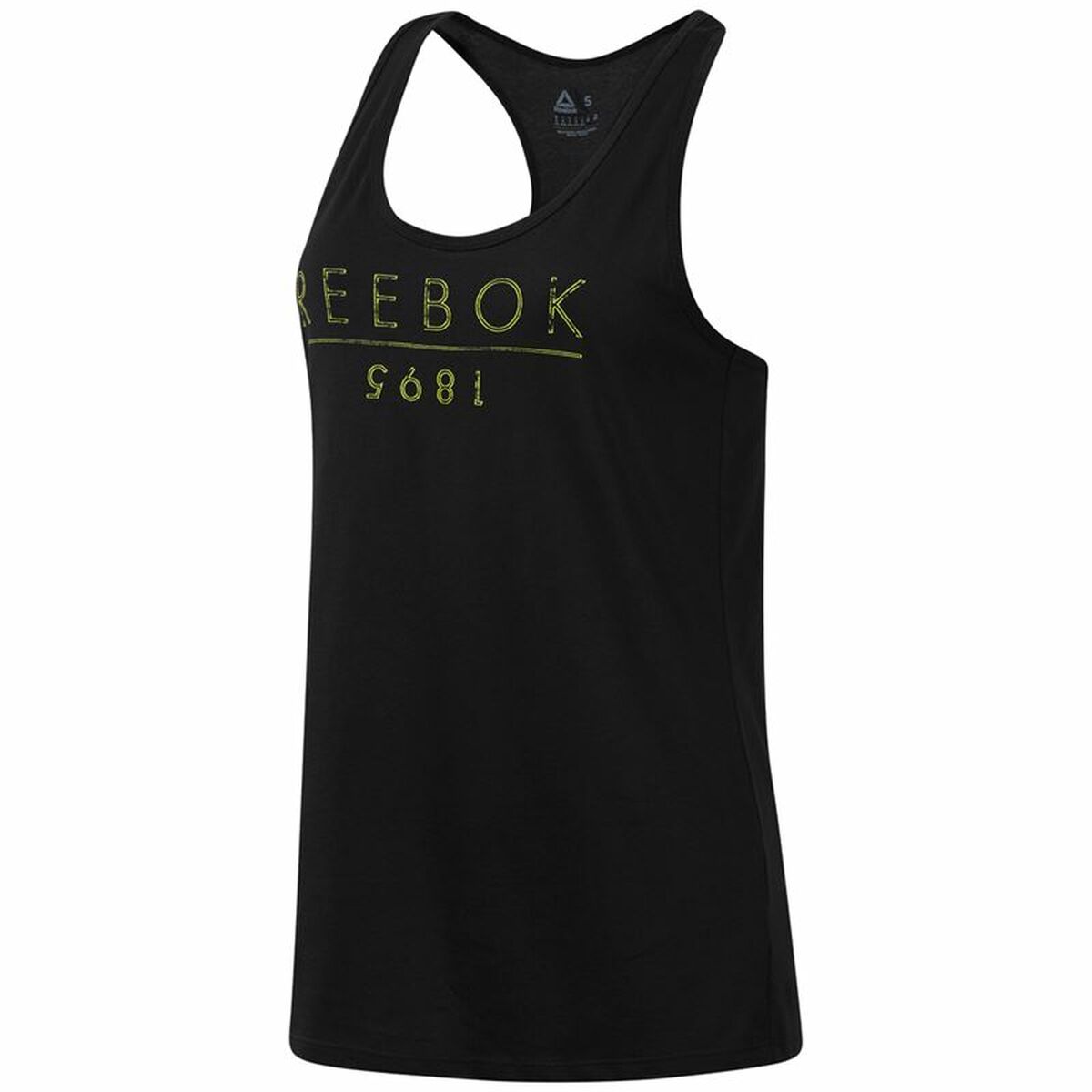 Women's Sleeveless T-shirt Reebok 1895 Race Black XS