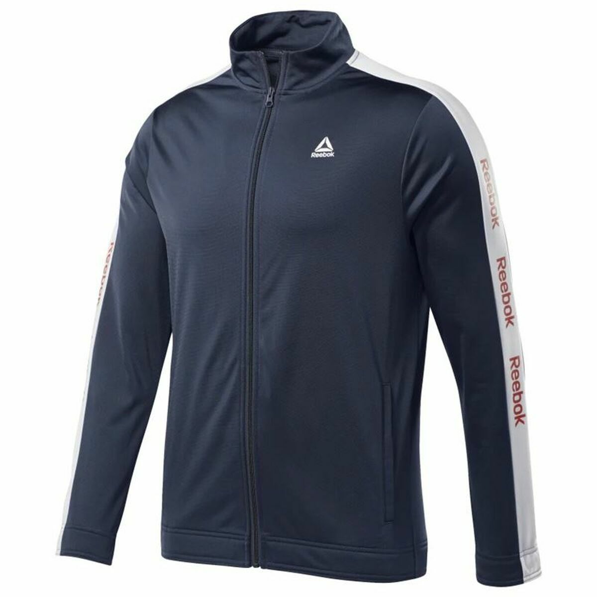 Men's Sports Jacket Reebok Essentials Linear Logo Dark blue S