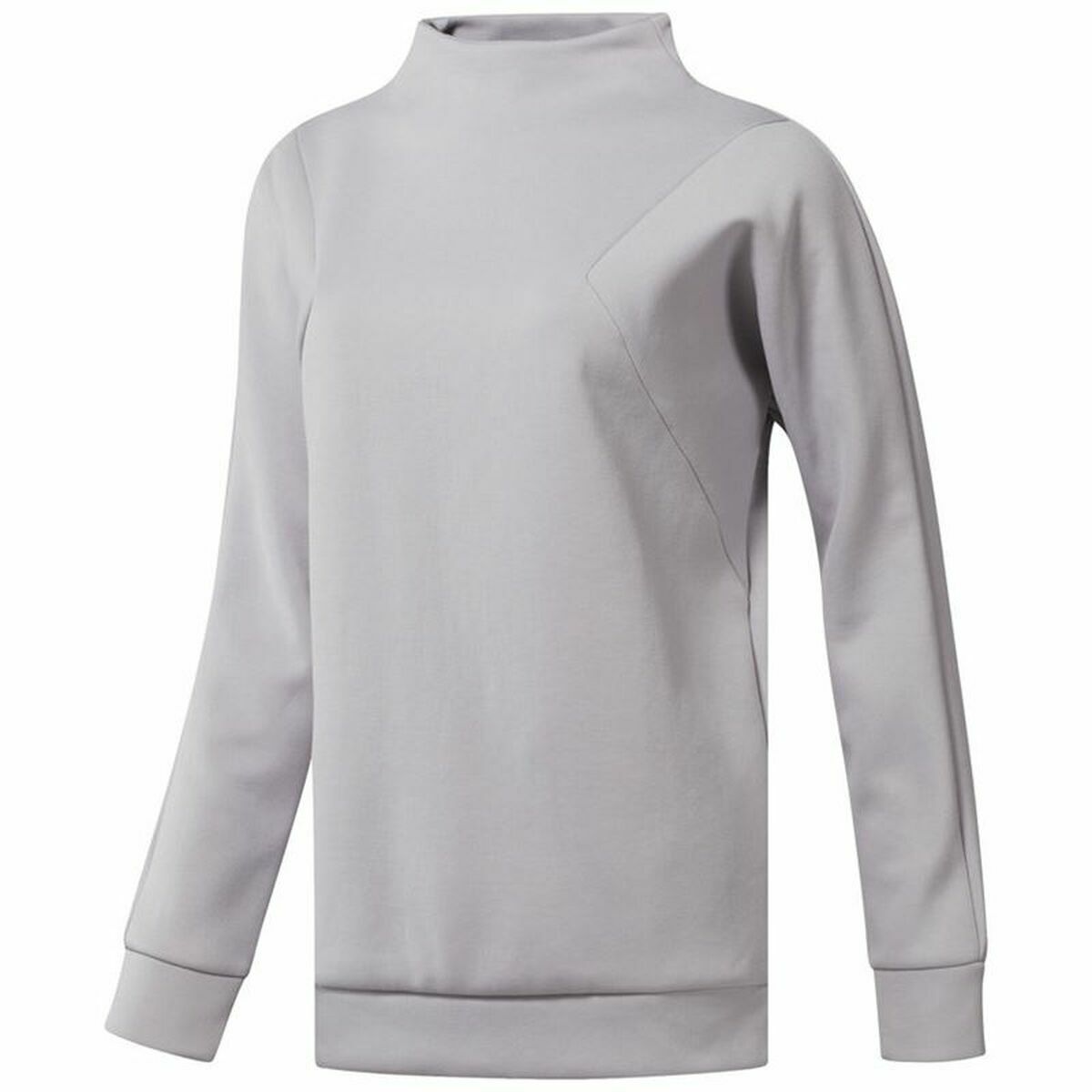 Women’s Sweatshirt without Hood Reebok Training Supply Crew Light grey XS