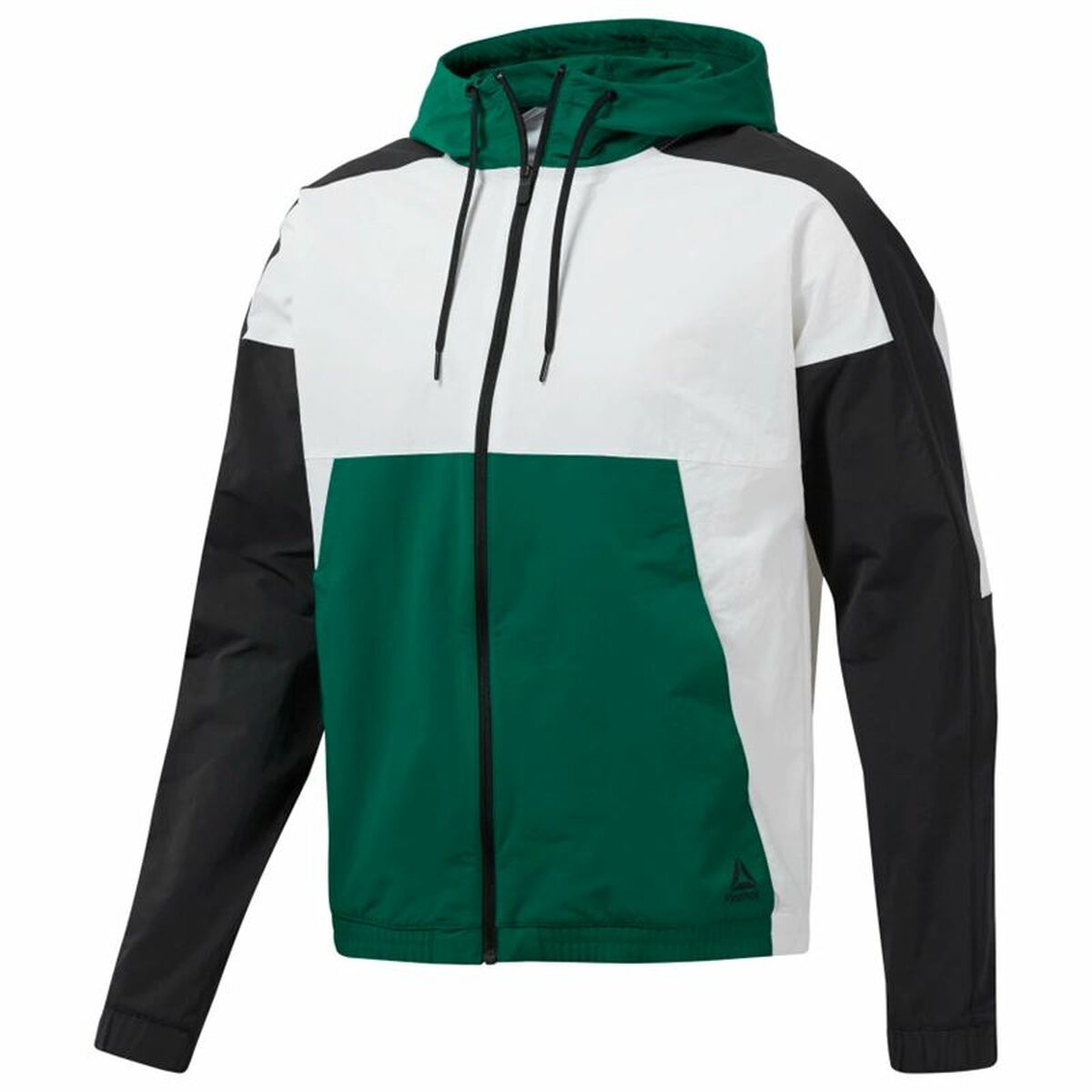 Men's Sports Jacket Reebok Meet You There Woven Green XL