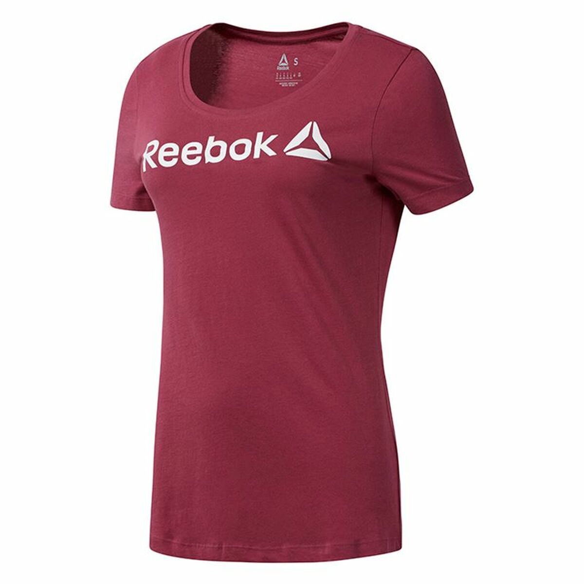 Women’s Short Sleeve T-Shirt Reebok Linear Hot Pink XS