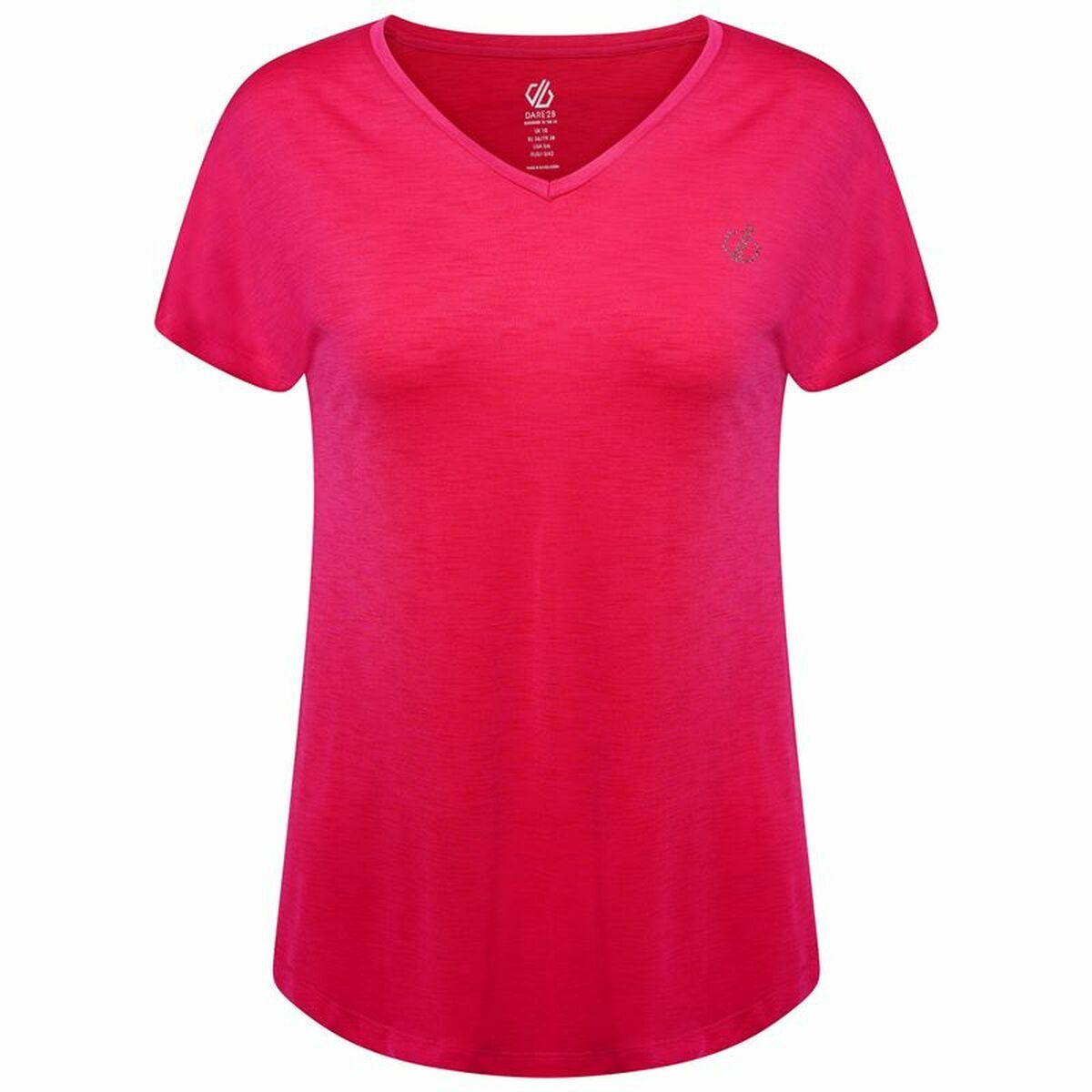 Women’s Short Sleeve T-Shirt Dare 2b Agleam Pink XS
