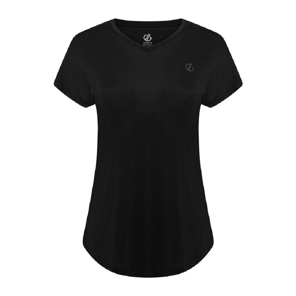 Women’s Short Sleeve T-Shirt Dare 2b Agleam Black S