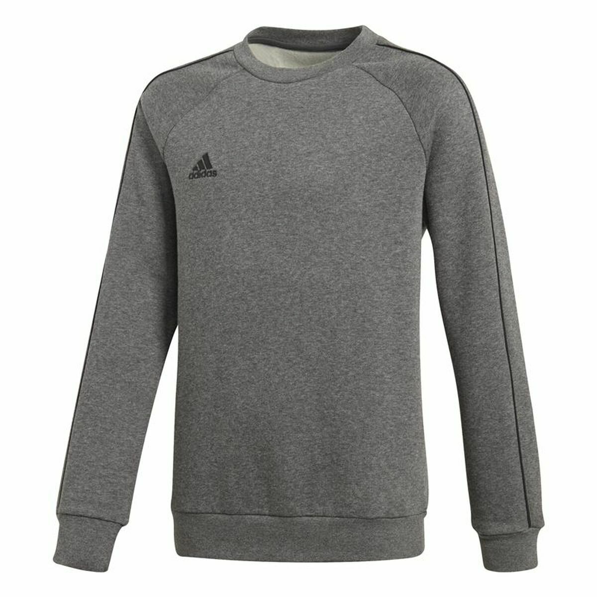 Children’s Sweatshirt without Hood Adidas Core 18 Dark grey 5-6 Years