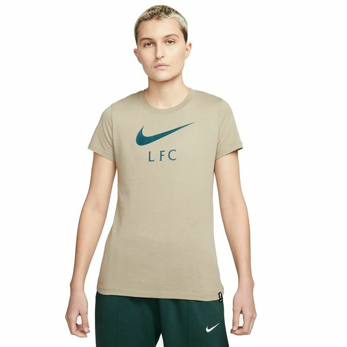 Women’s Short Sleeve T-Shirt Nike Liverpool FC Brown S