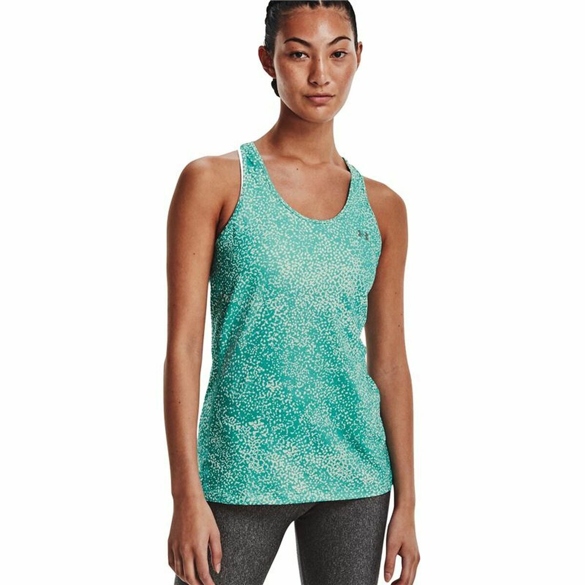 Women’s Short Sleeve T-Shirt Under Armour HeatGear  Aquamarine S