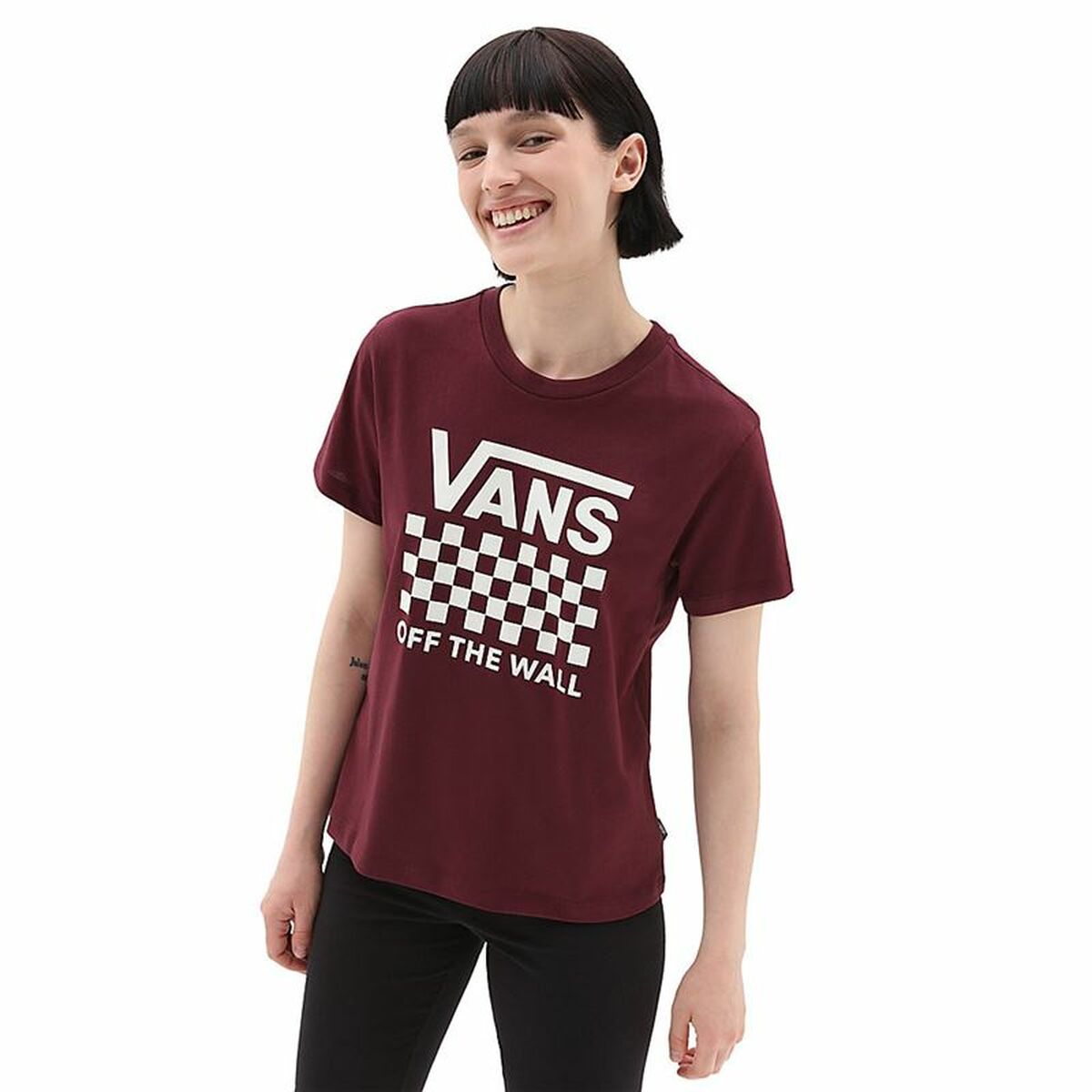 Women’s Short Sleeve T-Shirt Vans Lock Box Crew-B XL