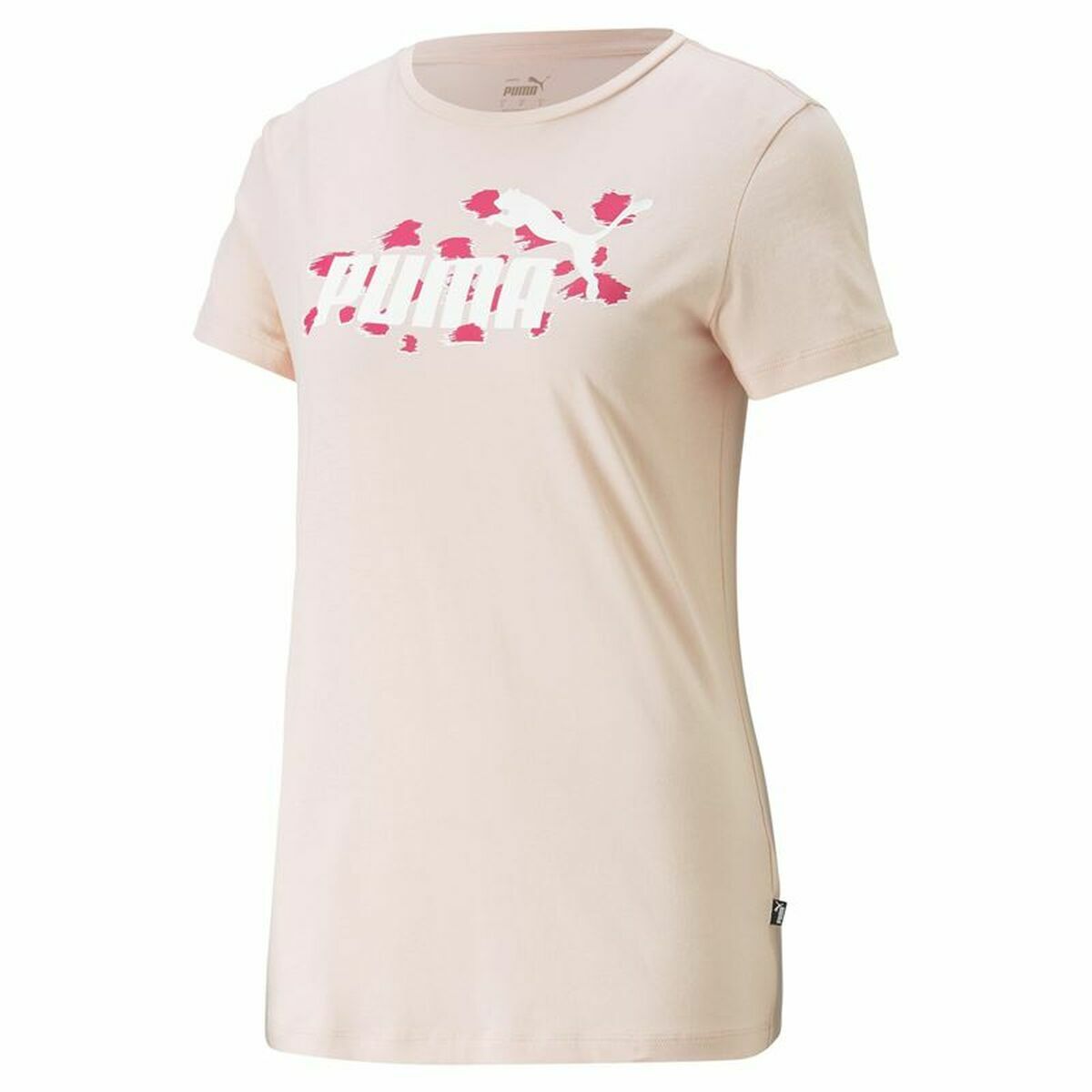 Women’s Short Sleeve T-Shirt Puma Ess+ Animal  Salmon XS
