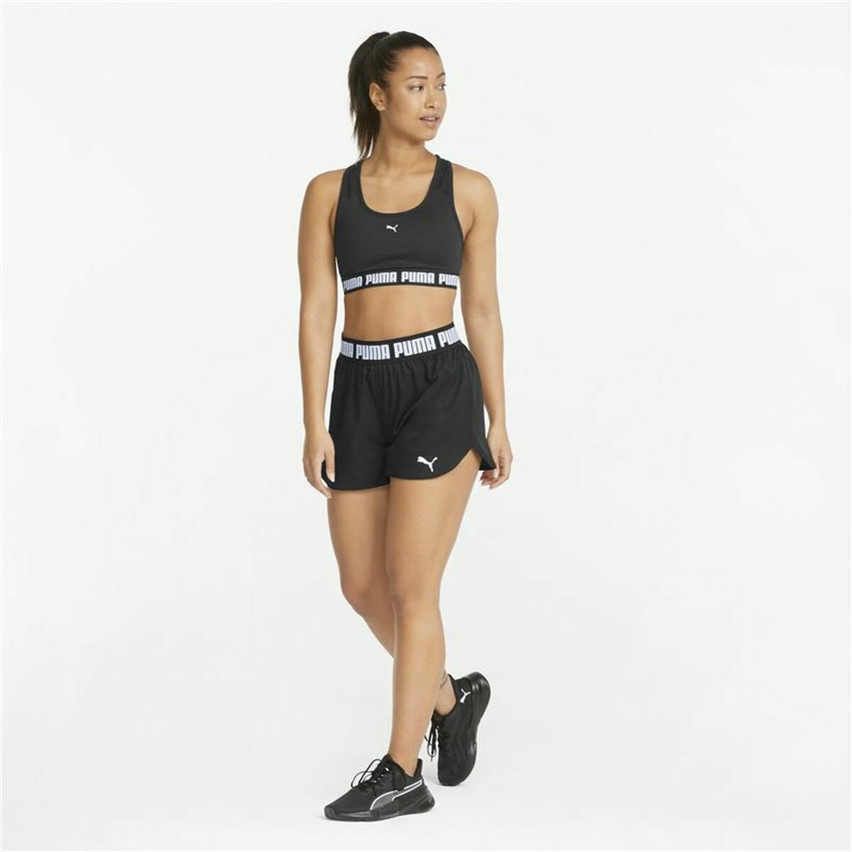 Sports Shorts for Women Puma Train Strong Woven Black XL