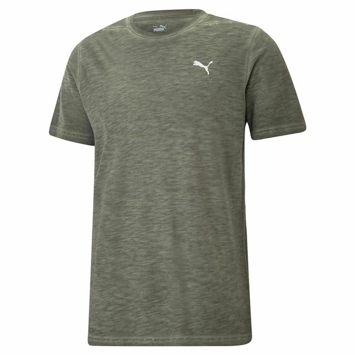 Men’s Short Sleeve T-Shirt Puma Studio Foundation Green Olive M