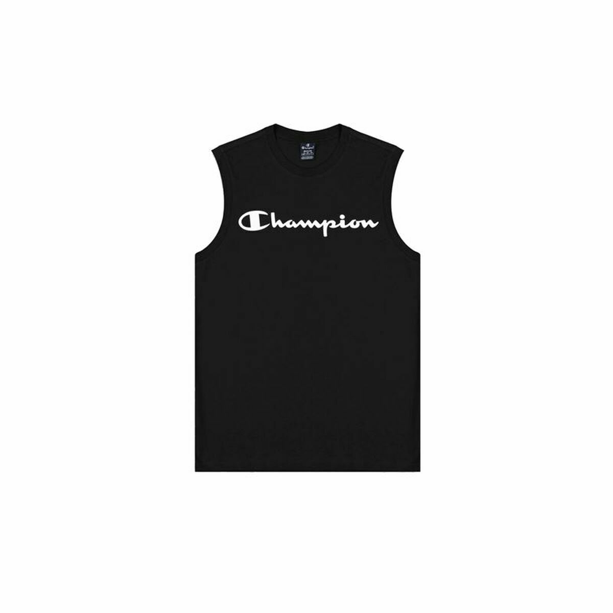 Men's Sleeveless T-shirt Champion Crewneck Black 2XL