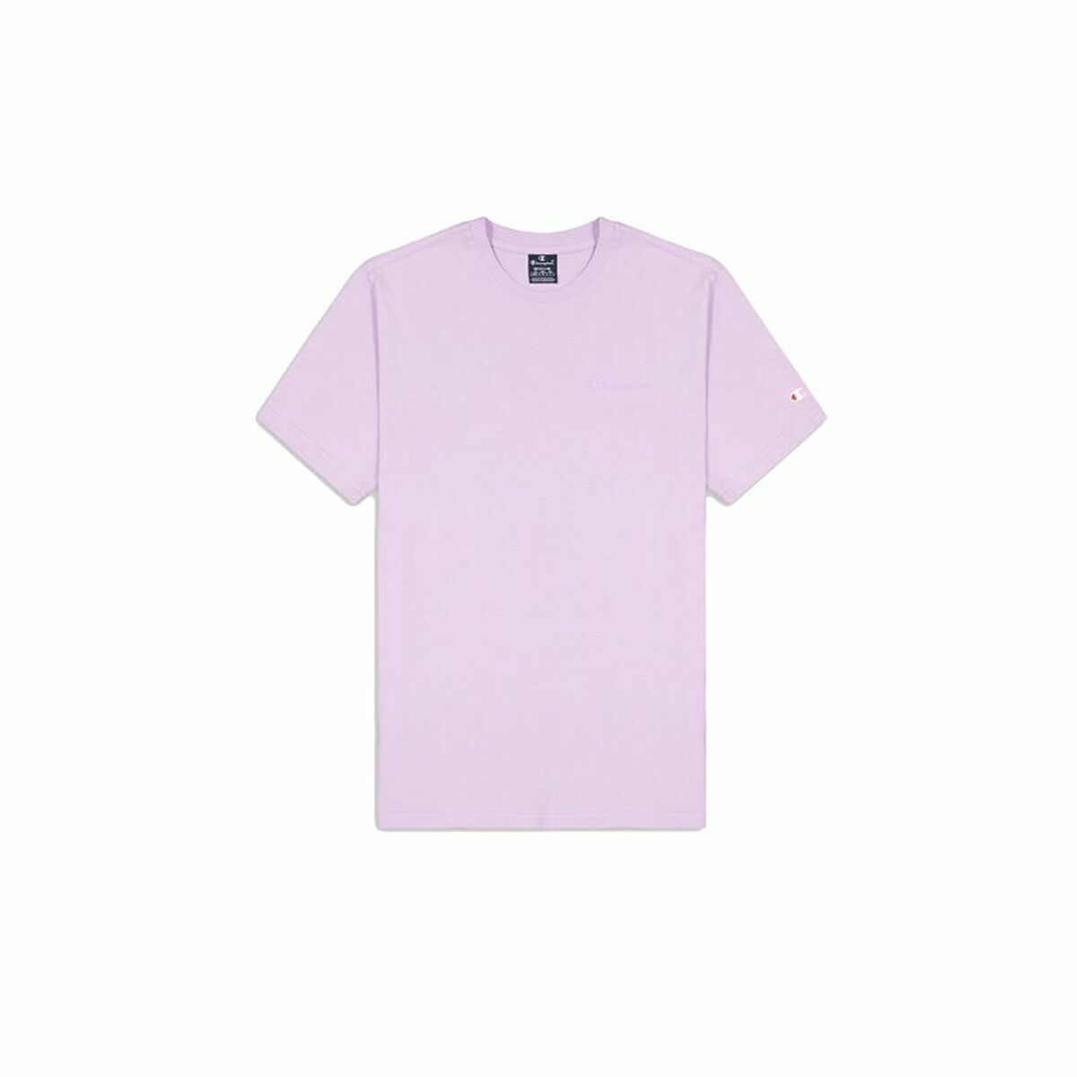 Men’s Short Sleeve T-Shirt Champion Crewneck Lilac M