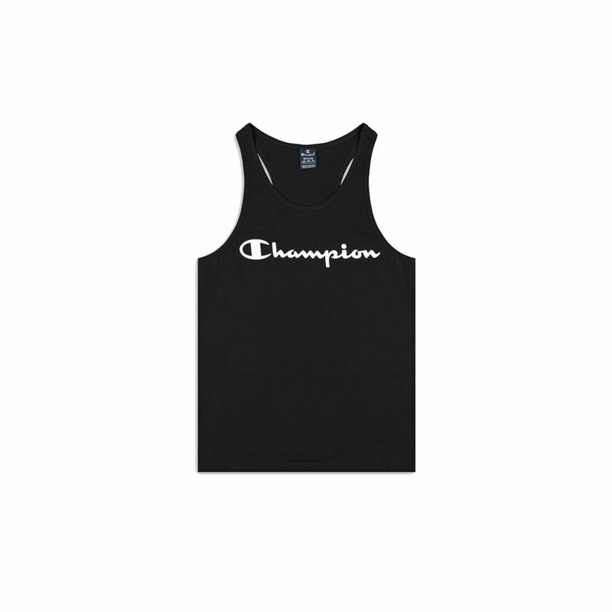Men's Sleeveless T-shirt Champion Tank Top Black M