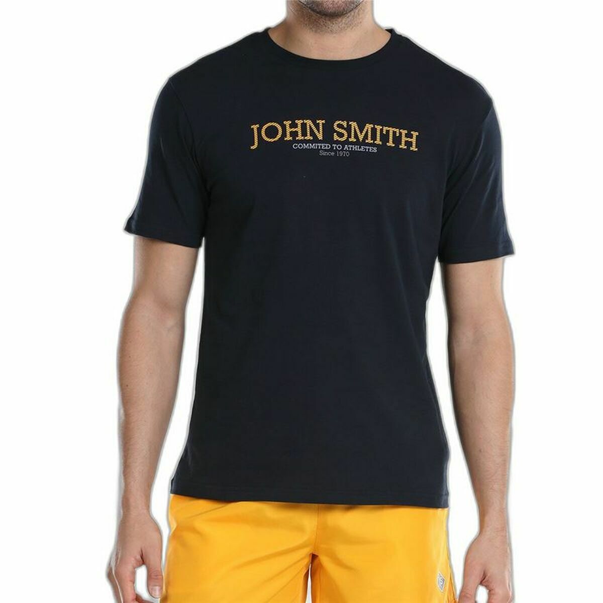 Men’s Short Sleeve T-Shirt John Smith Efebo Navy Blue S