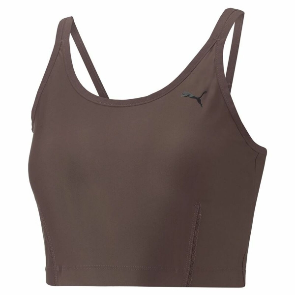 Women’s Sports Top Puma Studio Ultrabare Strappy Brown S