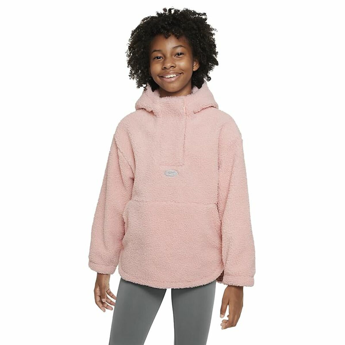 Children’s Sweatshirt Nike Therma-FIT Icon Clash Pink 10-12 Years