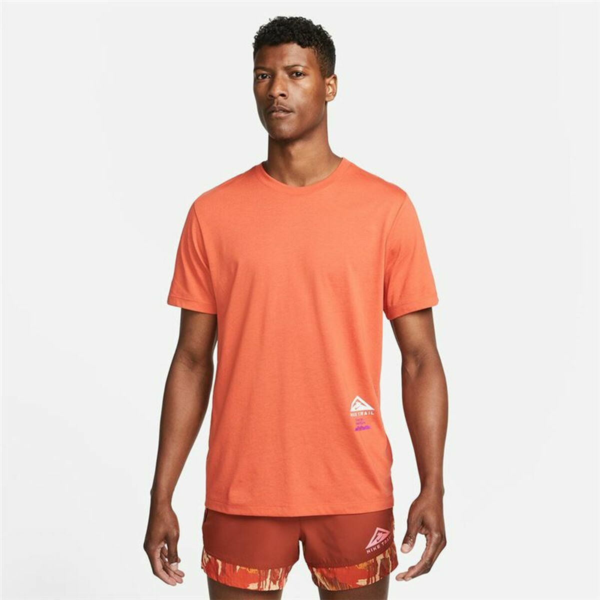 Men’s Short Sleeve T-Shirt Nike Dri-FIT Orange L