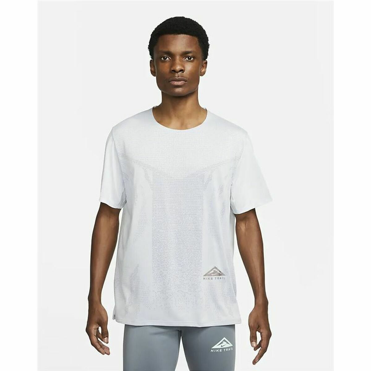 Men’s Short Sleeve T-Shirt Nike Dri-FIT Rise 365 White L