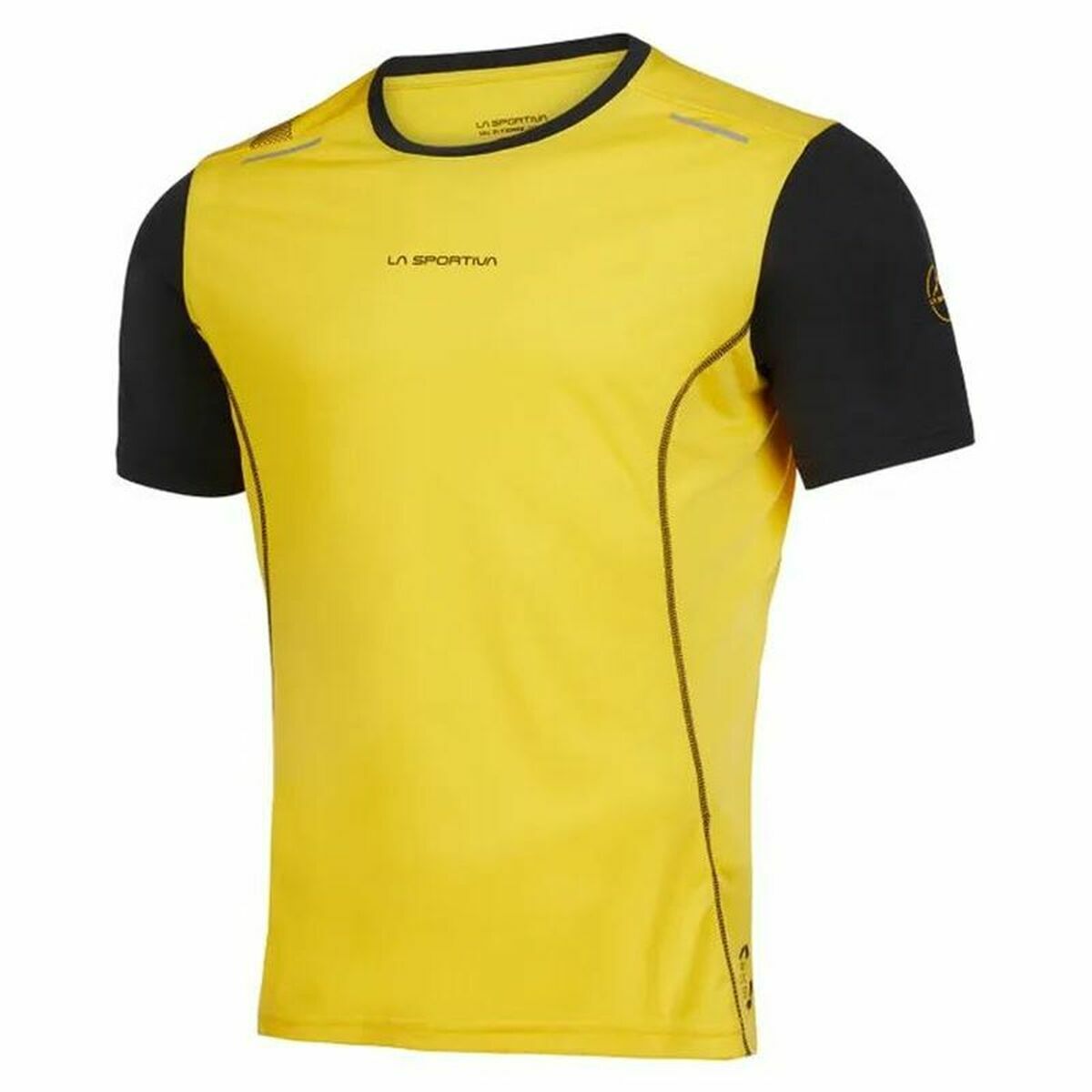 Men’s Short Sleeve T-Shirt La Sportiva Tracer Yellow Black S