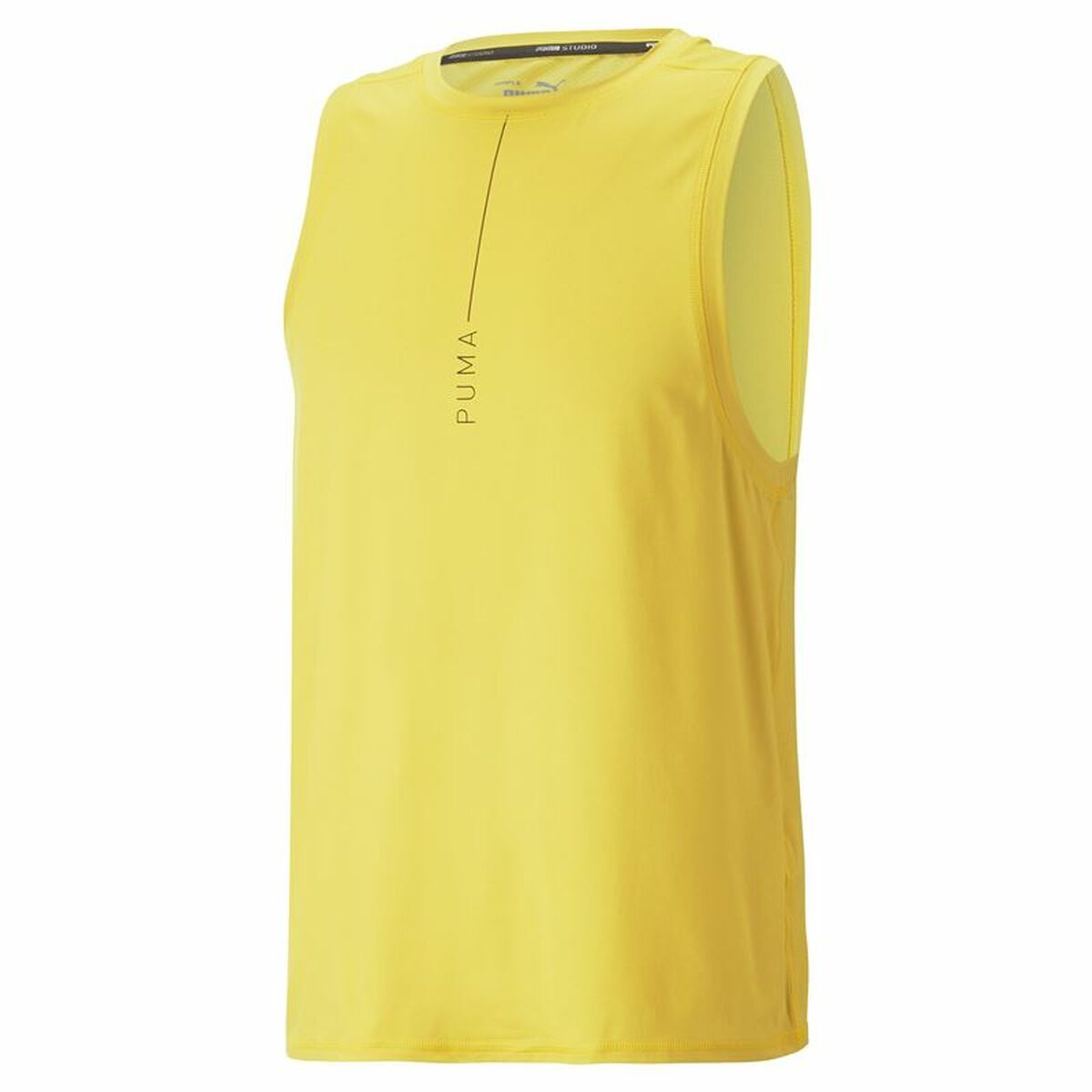 Men's Sleeveless T-shirt Puma Studio Yogini Lite Yellow S