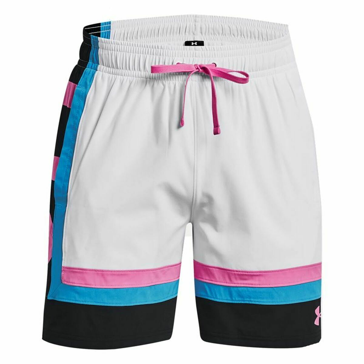 Men's Basketball Shorts Under Armour Baselin  White XS