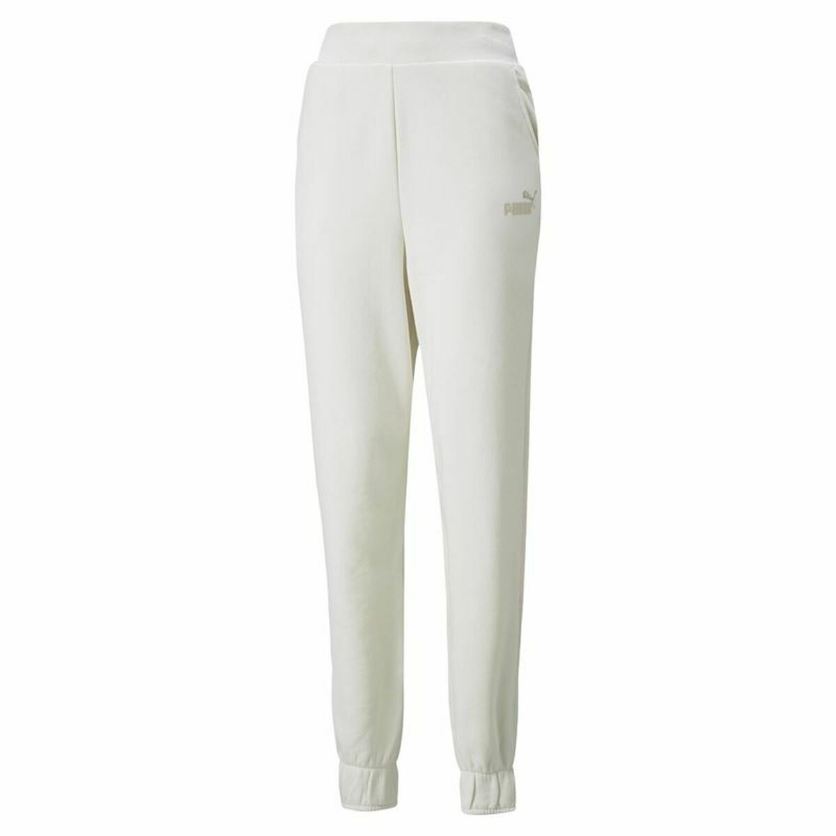 Long Sports Trousers Puma Embroidery High Moutain White Lady M
