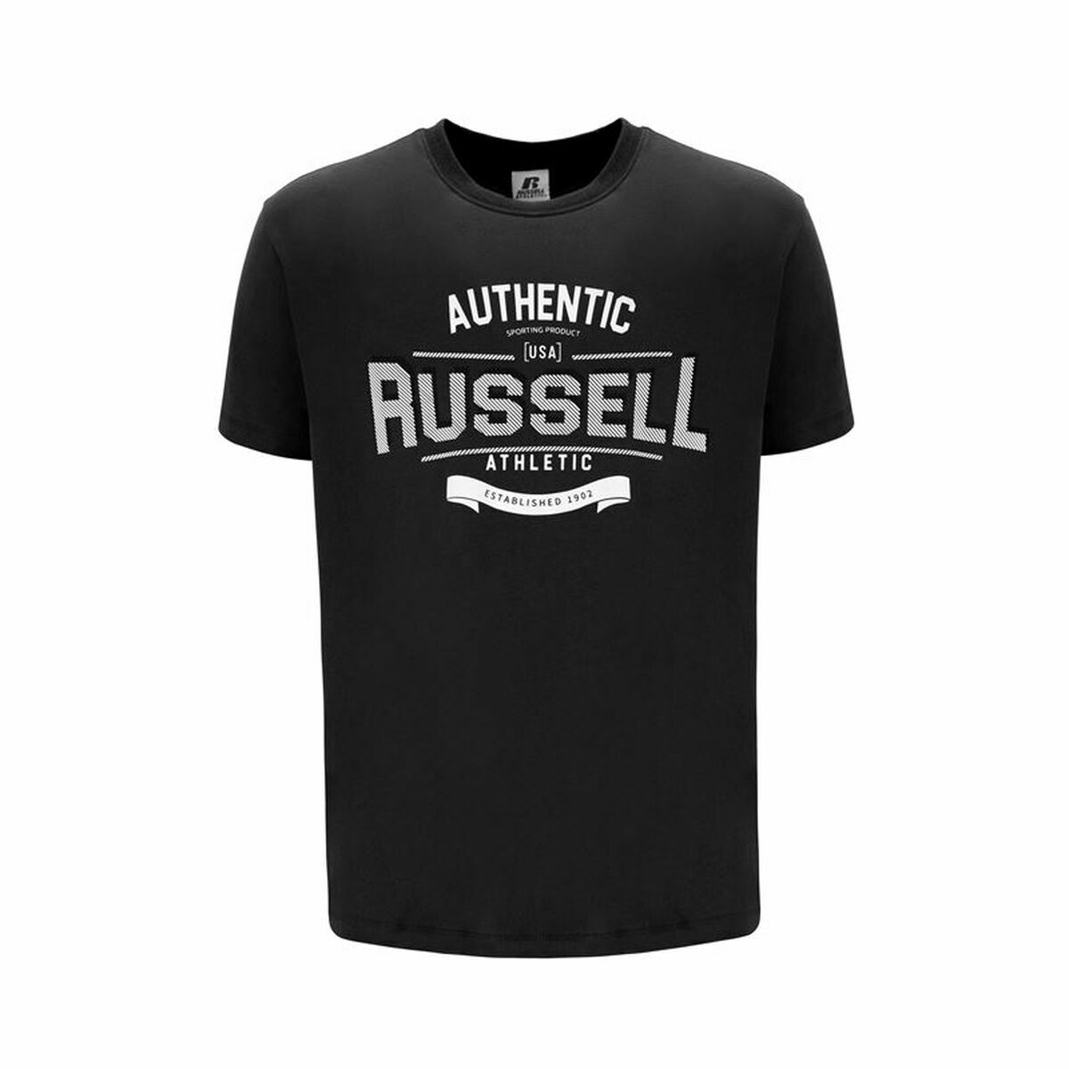 Men’s Short Sleeve T-Shirt Russell Athletic Amt A30081 Black S