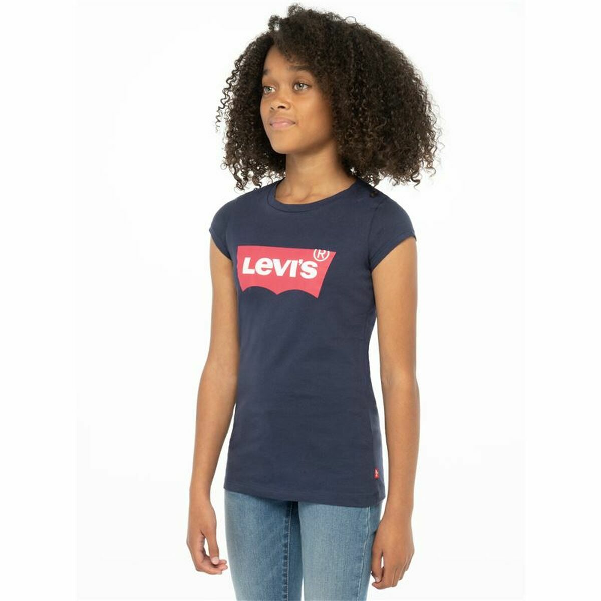 Child's Short Sleeve T-Shirt Levi's Batwing Dark blue 10 Years
