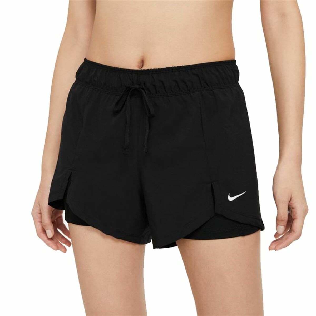 Sports Shorts for Women DF FLX ESS 2-IN-1 Nike Black XL