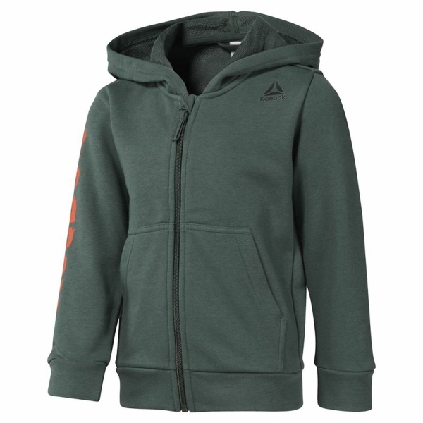 Children's Sports Jacket Reebok Elements Full Green 4-5 Years