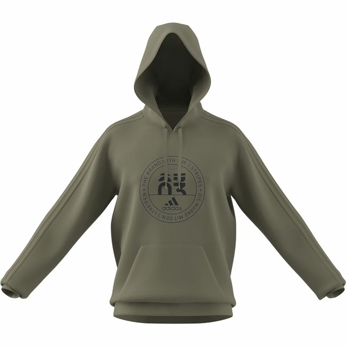 Men’s Hoodie Adidas  Emblem Graphic Dark grey S