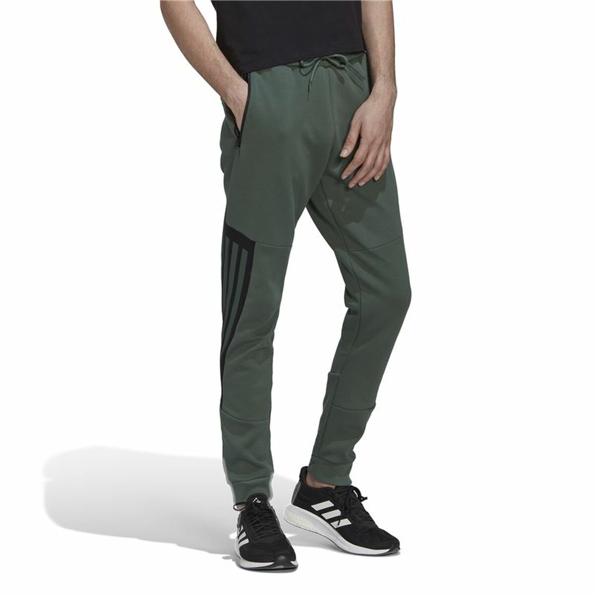 Adult's Tracksuit Bottoms Adidas Future Icons 3 Green Men XL