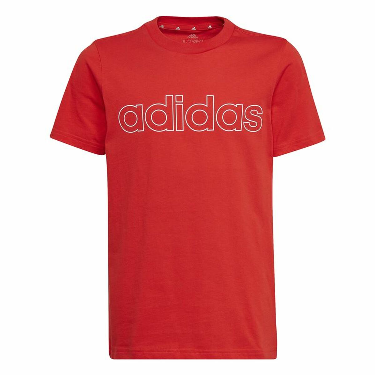 Child's Short Sleeve T-Shirt Adidas Essentials  Red 8-9 Years