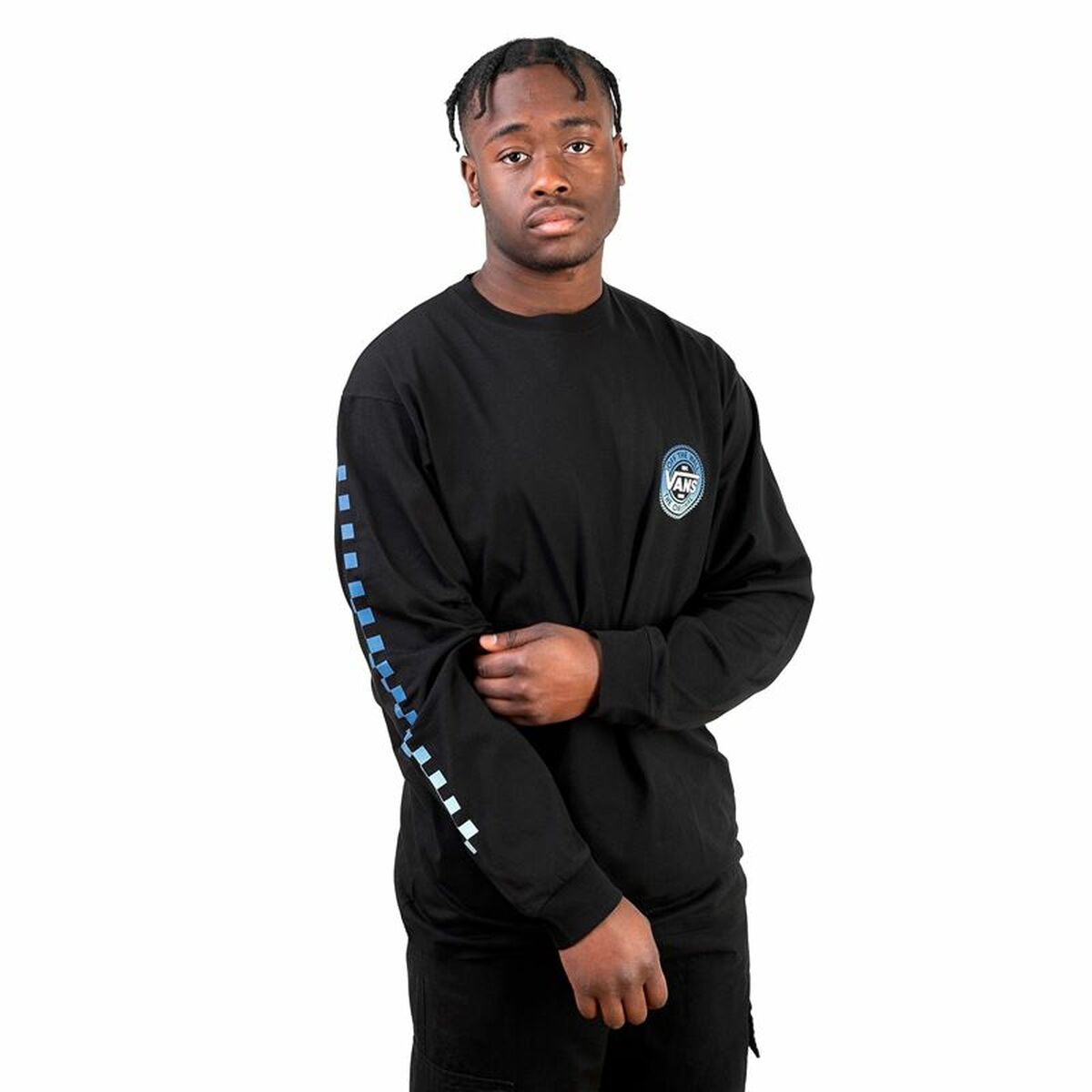 Men’s Sweatshirt without Hood Vans Black M