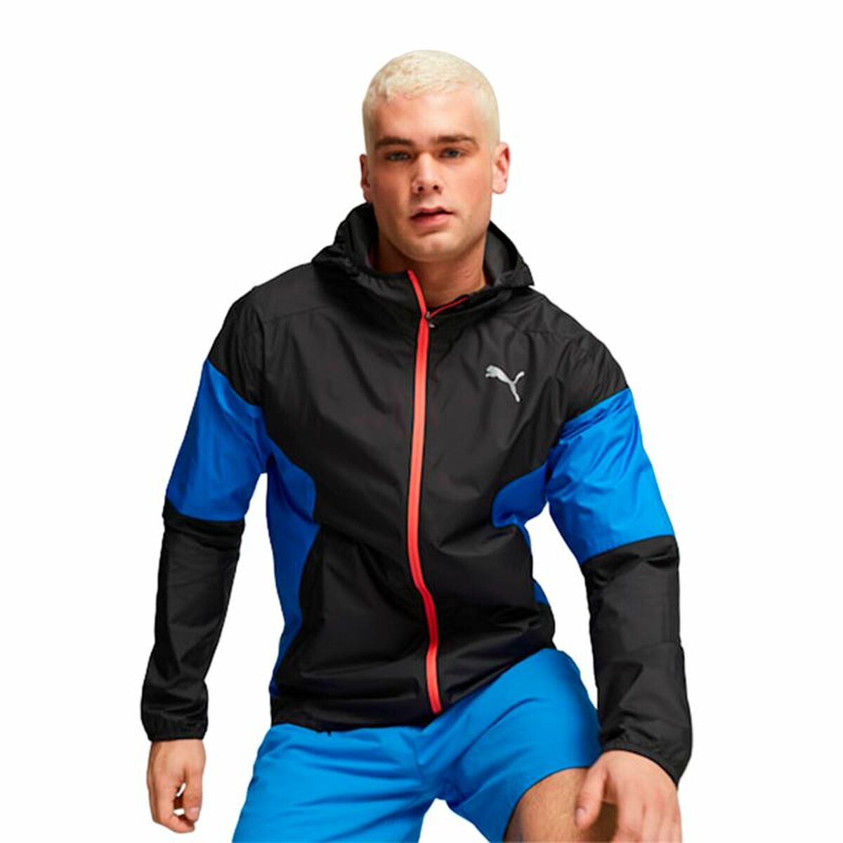 Men's Sports Jacket Puma Lightweightck Black S