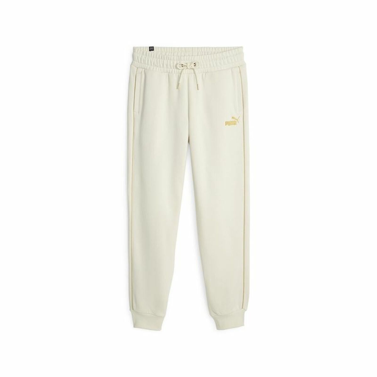 Long Sports Trousers Puma Ess+ Minimal Gold Beige Lady L