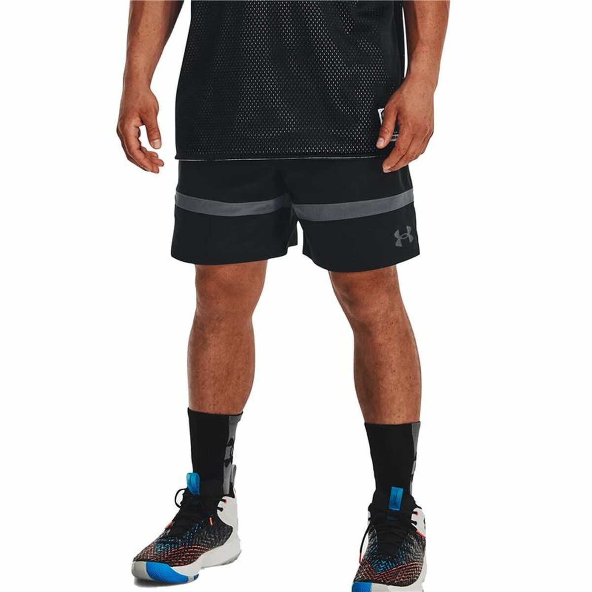 Men's Basketball Shorts Under Armour Baseline Black S