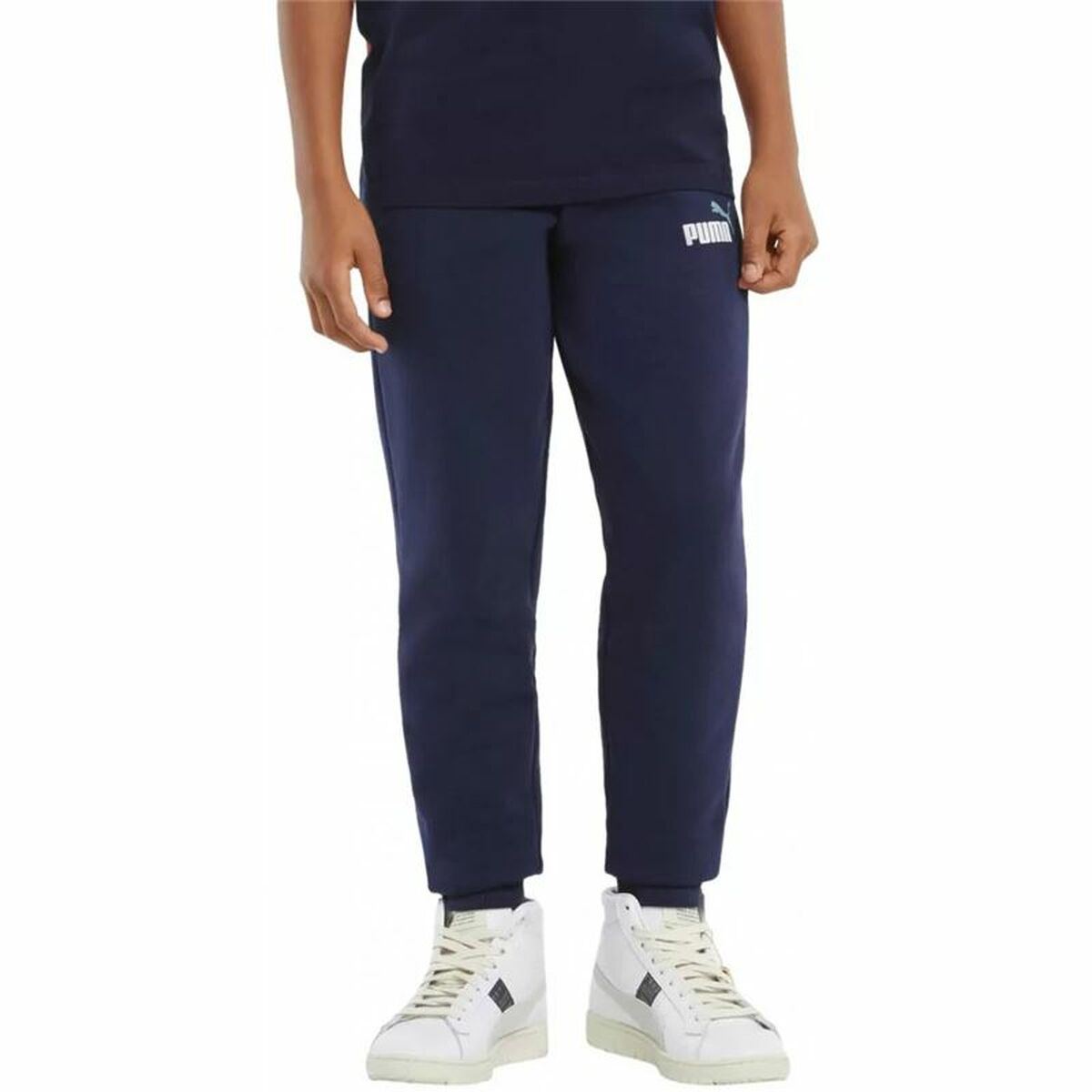 Children's Tracksuit Bottoms Puma  Ess+ 2 Col  Blue 4-5 Years
