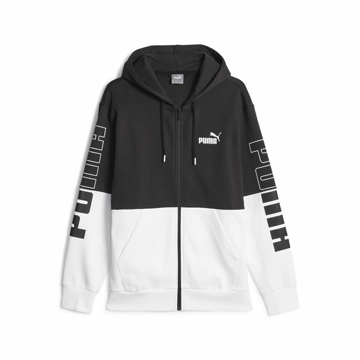 Men’s Hoodie Puma Power Colorblock Black S