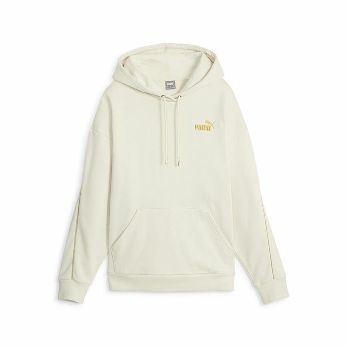 Women’s Hoodie Puma Ess+ Minimal Gold Beige S