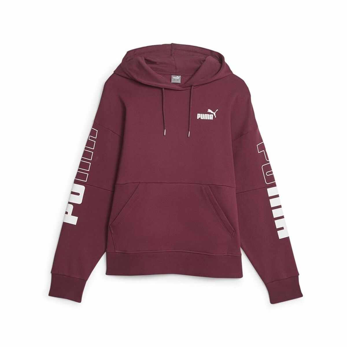 Women’s Hoodie Puma Power Colorblock Dark Red XS