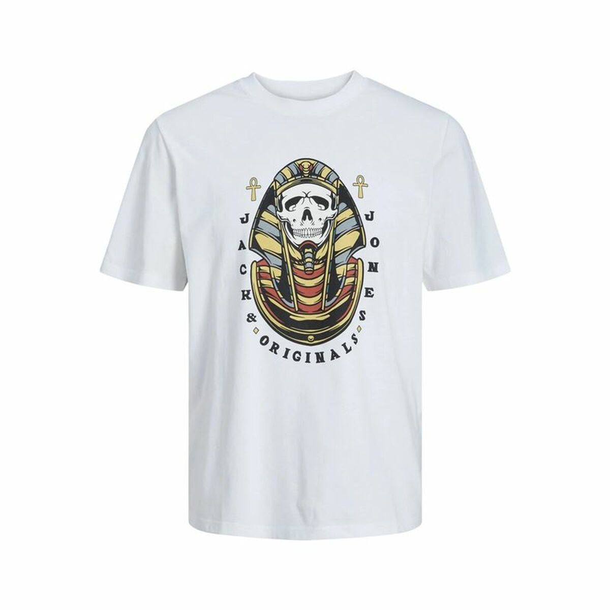 Child's Short Sleeve T-Shirt Jack & Jones Jorheavens White 176