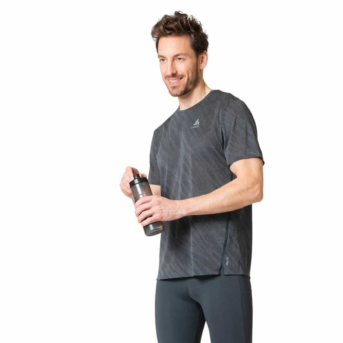 Unisex Short Sleeve T-Shirt Odlo Zeroweight Enginee Dark grey L