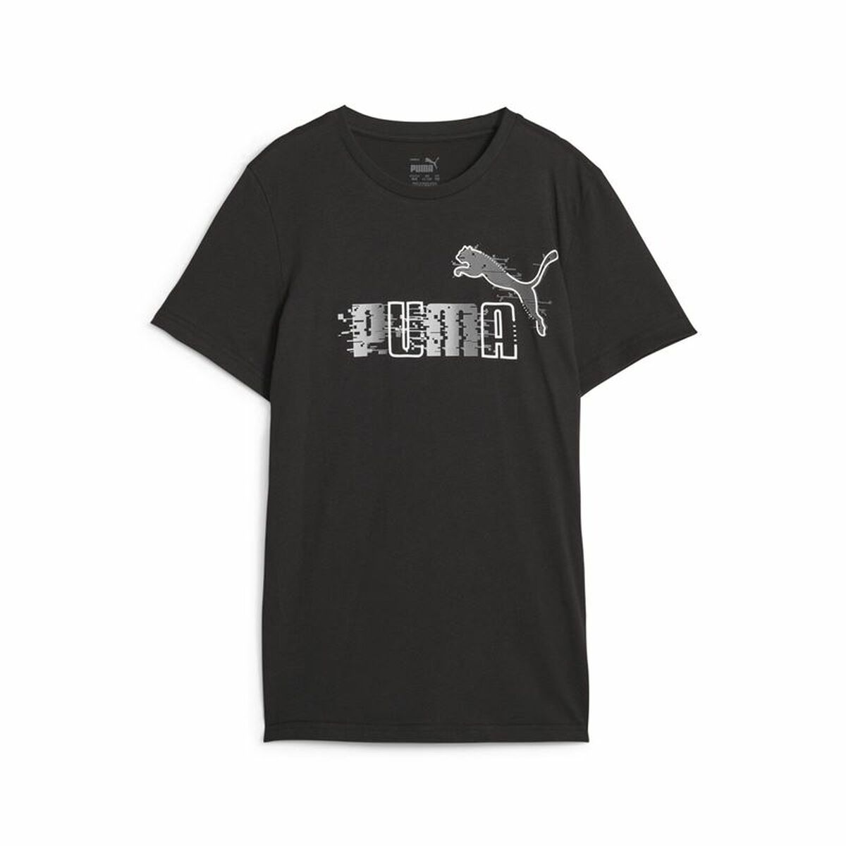 Child's Short Sleeve T-Shirt Puma Ess+ Futureverse Black 9-10 Years