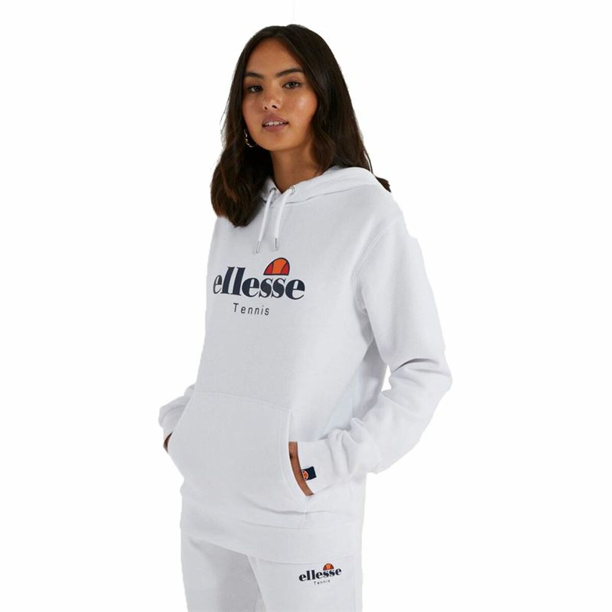 Women’s Hoodie Ellesse Ascellare White S