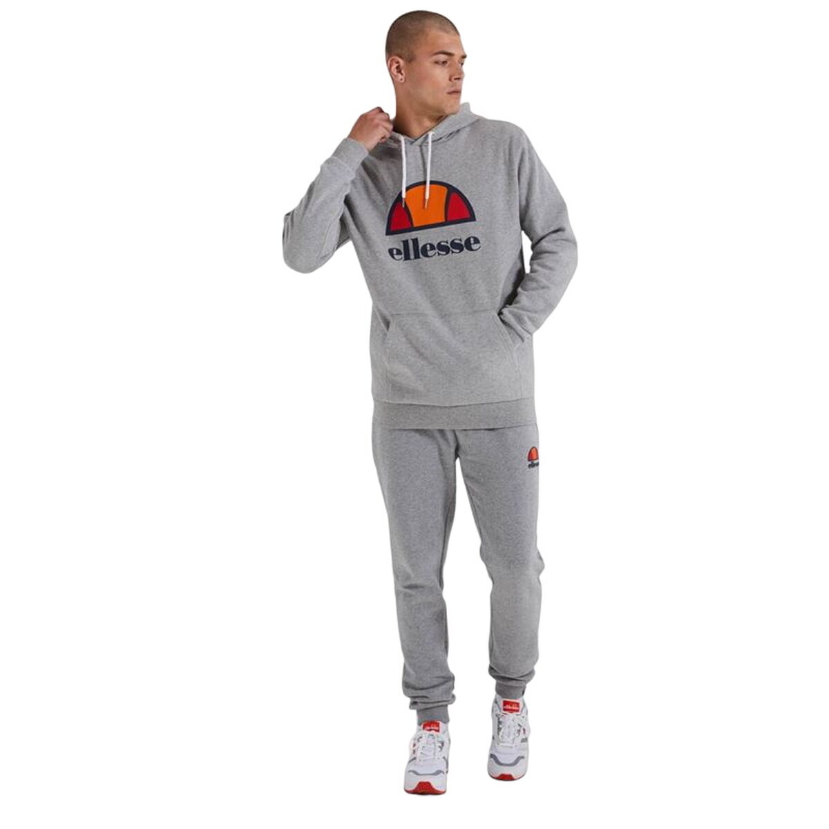 Men’s Hoodie Ellesse Dahryl OH Light grey XS