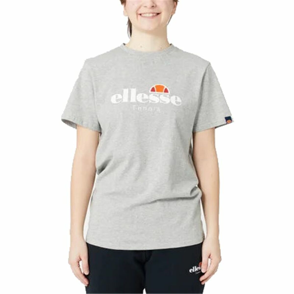 Women’s Short Sleeve T-Shirt Ellesse Colpo Grey M
