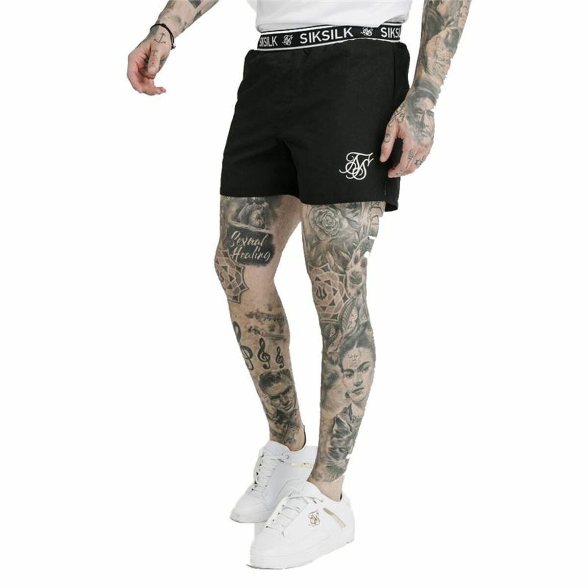 Men's Sports Shorts SikSilk Standard Black M