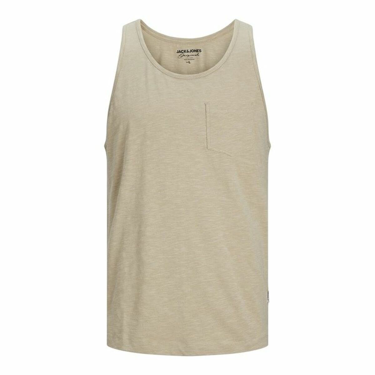 Tank Top Men Jack & Jones Jortampa Slub Beige XL